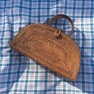 peggy fisher wicker basket purse